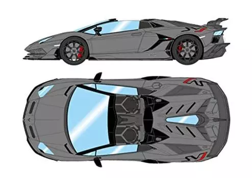 EIDOLON Lamborghini Aventador SVJ Roadster 2019 Grigio Telesto Готовый продукт EML029E 1/18 (колесо Лейриона)