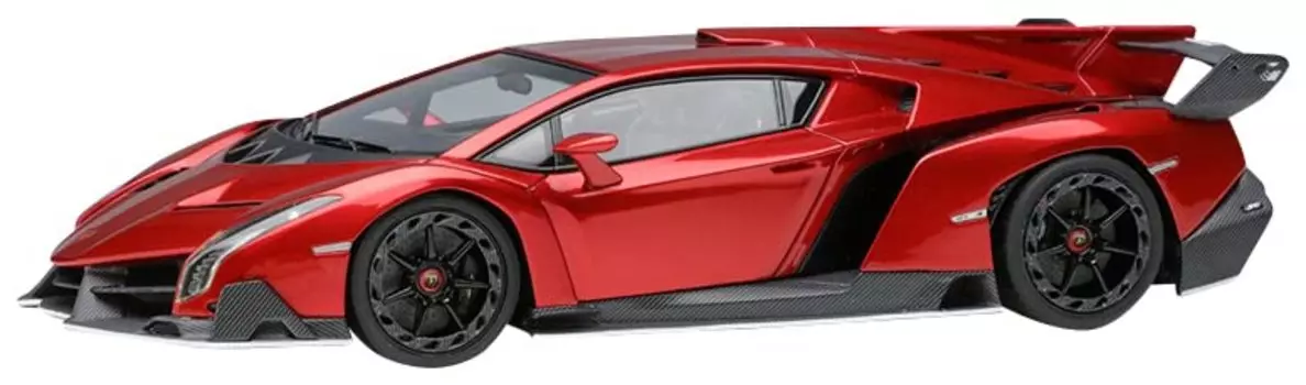 EIDOLON Lamborghini Veneno 2013 Candy Red Готовый продукт 1/43 красный