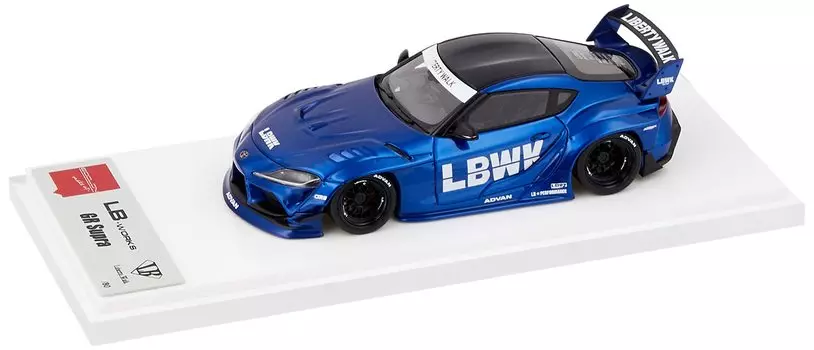 EIDOLON LB WORKS GR Supra Candy Blue Готовый продукт LB017C 1/43 (Колесо LD97)