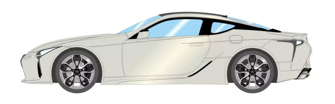 EIDOLON Lexus LC500 Patina Elegance 2020 Sonic Titanium Готовый продукт EM561B 1/43