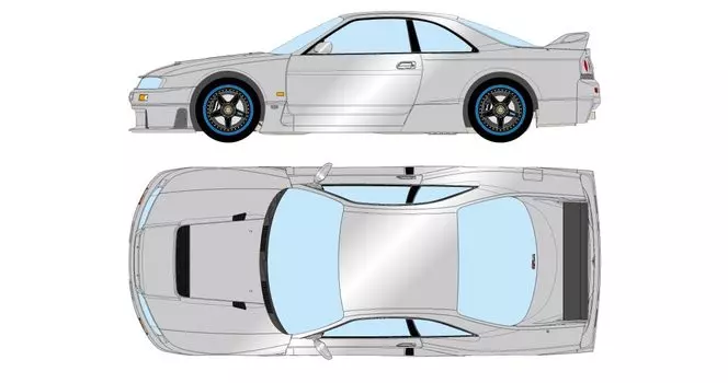 EIDOLON Nismo LM Road Car 1995 года, серебристый, готовый продукт, масштаб 1/43 GT-R