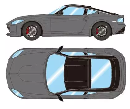 EIDOLON Nissan Fairlady Z Version ST 2023 Stealth Black Готовый продукт EM647D 1/43 (Япония) Серый/Супер