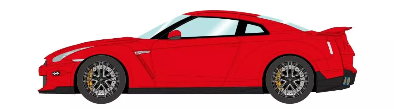 EIDOLON Nissan Premium edition 2024 Яркий красный готовый продукт 1/43 GT-R