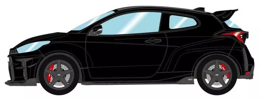 EIDOLON Масштаб GR Yaris 2021 Precious Black Pearl Готовое изделие 1/18 Tom s