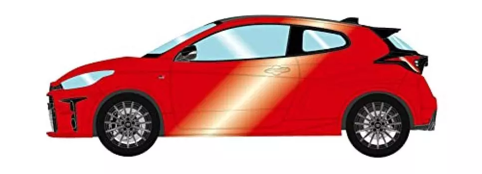 EIDOLON Toyota GR Yaris RZ 2020 Emotional Red 2 Completed Product 1/43
