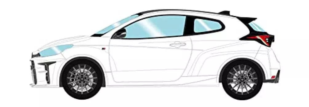 EIDOLON Toyota GR Yaris RZ 2020 Super White 2 Completed Product 1/43