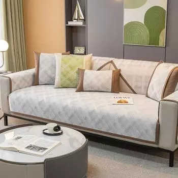 EIFLOY Плед Чехол на диван 2/3/4-местный Угловой чехол на диван Нескользящий Шениль Красочный Чехол для кресла Защита мебели Домашний декор 70x70