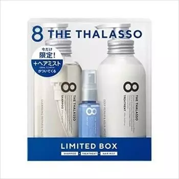 Eight The Thalasso 8 THE THALASSO Eight The Thalasso Moist Shampoo Treatment Limited Kit Набор с мини-спрей для волос, сывороткой, кондиционером, уходом за кожей головы чистый