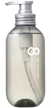 Eight Za Thalasso Smooth Shampoo Очищающий восстанавливающий шампунь-сыворотка для волос 475 мл Сделано в Японии Фруктовый цветочный аромат и