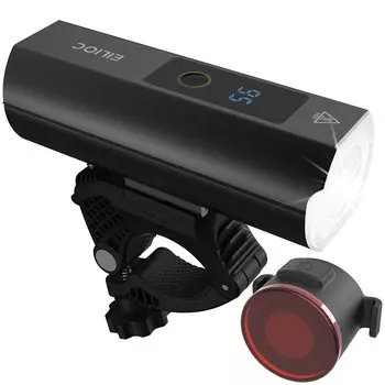 EILIOC Bicycle 1200 Large 5000mAH Road Bike Digital Battery Level Bicycle Cross Bike Инструкция Лампа на заднем фонаре Может использоваться как 5 Lighting