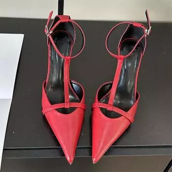 Eilyken элегантные женские туфли-лодочки с острым носком, пикантные туфли на высоком каблуке для свадебной вечеринки и выпускного вечера, женские сандалии-мюли с пряжкой и ремешком