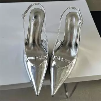 Eilyken/модные пикантные женские туфли-лодочки на тонком высоком каблуке с пряжкой и ремешком, женские туфли без каблука с острым носком, туфли-лодочки для выпускного вечера, Zapatillas De Mujer