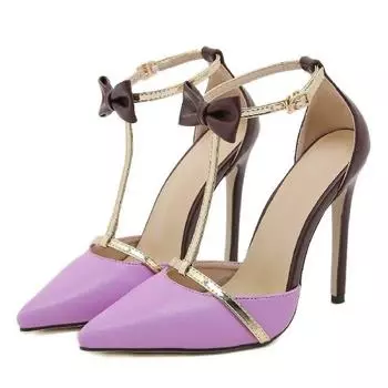 Eilyken, уличные стильные женские туфли-лодочки с острым носком и пряжкой на ремешке, модные сандалии на тонком высоком каблуке, пикантные туфли для выпускного вечера