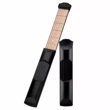 EINEY Pocket Guitar 6 Fret Beginner Guitar Practice Portable Guitar Mini Guitar Finger Placement Practice Gadget Tool Lightweight Compact Easy to Use