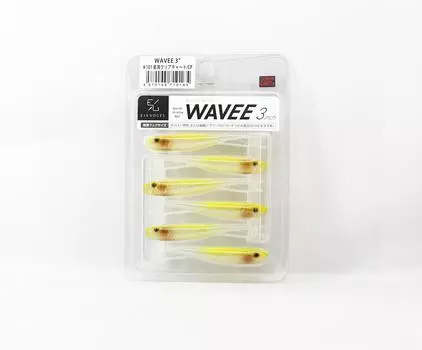 Eisvogel Soft Lure Free Wavee 3 Inches 101 (0165)