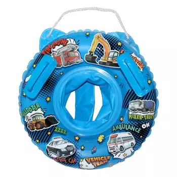 Eiwa Baby Float Foot Water Blue (Команда по транспортным средствам) Плавать, Вставить, Веревка, Ручка, Малыши, Дети, Играть, Плавание, Бассейн, Море, Пляж,