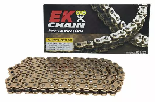 EK QX Ring Seal Chain Gold 106L 520SR-X2 [Screw Joint]