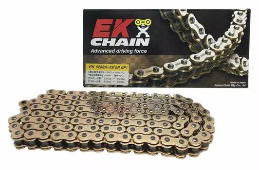 EK QX Ring Seal Chain Gold 110L 525SR-X2 [Caulking Joint] золотой