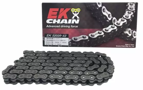 EK QX Ring Seal Chain Steel 120L 520SR-X2 [Caulking Joint]