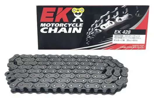 EK STD Chain 428 Steel 102L Non-Seal [Clip Joint]