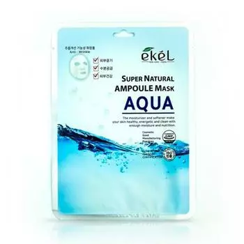 Ekel Ampoule Mask Aqua - Маска-ампула Aqua(10 шт.) one