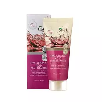EKEL Foam Cleanser Hyaluronic Acid Пенка для умывания с гиалуроновой кислотой 100мл