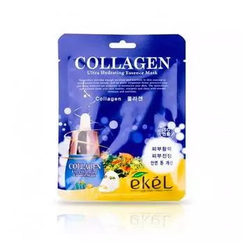 Ekel Mask Pack Collagen - маска с коллагеном(10 шт.) one