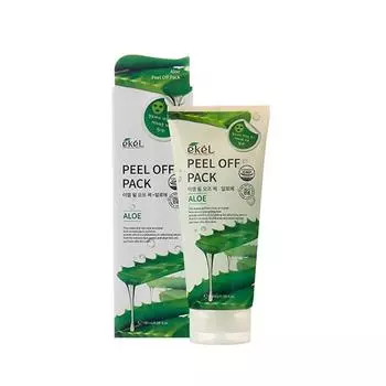 EKEL Peel off pack Aloe Маска-пленка с экстрактом алоэ 180мл