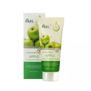 EKEL Пилинг-скатка с экстрактом яблока Natural Clean Peeling Gel Apple, 100vk
