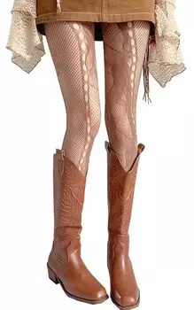 Ekieta Glossy Beautiful 3D Compression Slimming Butt Sexy Lace Women s Tights, Legs, Stockings, Non-See-Through, Legs, Lifting, Anti-Pilling,