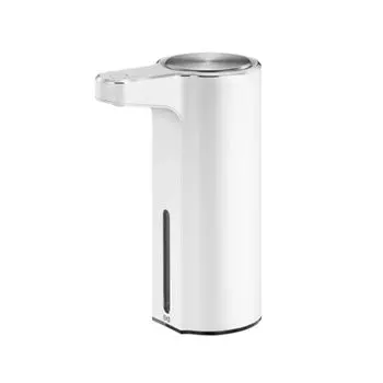 EKO EK6088F-WH Aroma Soap Dispenser, Automatic Foam Type, White, 3 Levels of Discharge, Detergent Clogging Prevention, Internal Cleaning Function, USB