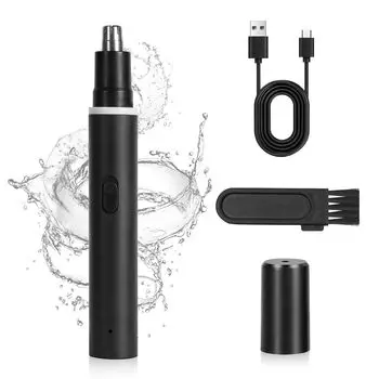 EKQYTUJ Нос Волосы USB Нос Волосы Нос Волосы Уши Нос Волосы Этикет Портативный и нос Волосы Длинный Двойной Бизнес Маленький Удобный для Унисекс Триммер,