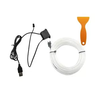 EL Cold Light Guide Автомобильная полоса рассеянного света Автомобильная полоса рассеянного света Можно резать Не нужно клеить Подходит белый