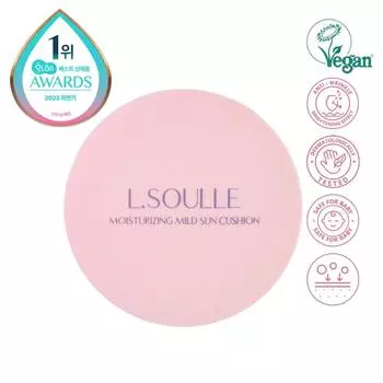 [El Sole] Мягкий увлажняющий солнцезащитный кушон / веганский солнцезащитный кушон / тонизирующий кушон / веганский сертификат / для чувствительной кожи / для младенцев, 1 шт., 12 г