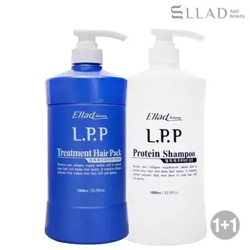 Elad Aurora LPP Protein Shampoo + Treatment Total 2000 мл, 1 набор, 2 л