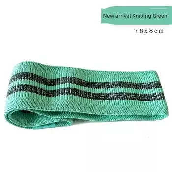 Elastic Band Exaggerates Hips Circle Yoga Supplies Ring Stretch Squat Strength Training Exercise Rehabilitation Rope Leg Beauty Artifact Green -60 pounds [novice hip activation] (76*8cm)