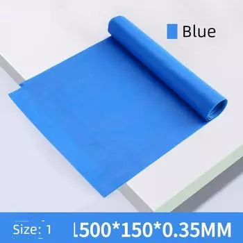 Elastic Band Resistance Band Men s and Women s Strength Training Fitness Dance Leg Practice Hip Yoga Band Tension Band Pull-up Blue 1500mm * 150mm * 0.35mm