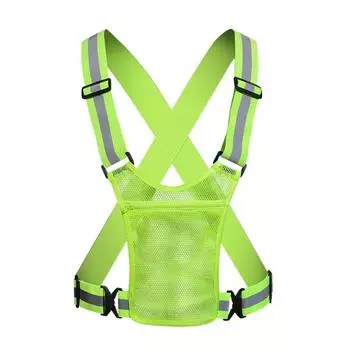 Elastic Cycling Reflective Vest Safety Cycling Safe Jacket Construction