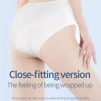 Elastic Disposable Underwear Cotton Wash Free Underpants Portable Women Panties Business Trip L-pack