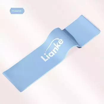 Elastic Force Circle Squat Training Tension Band Yoga Elastic Band Resistance Band Fitness Female Stretch Hip Training Hip Lifting Blue/15 Pounds