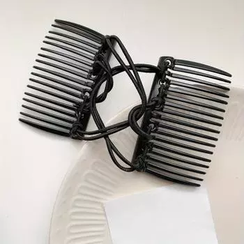 Elastic Magic Double-Sided Comb, Multi-Functional Hair Accessories, Easy To Create Twisted Hair Style, Suitable For Daily Use,