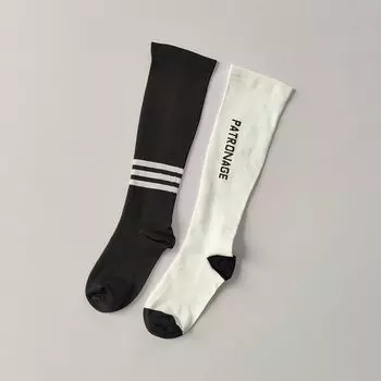 Elastic Running Skipping Rope Skinny Basketball Yoga Socks Black spell White