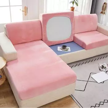 Elastic Sofa Cover Simple Modern Universal All-inclusive Sofa Cushion Four Seasons General Sofa Cushion Cover Sofa Cover normal size-1 темно-зеленого