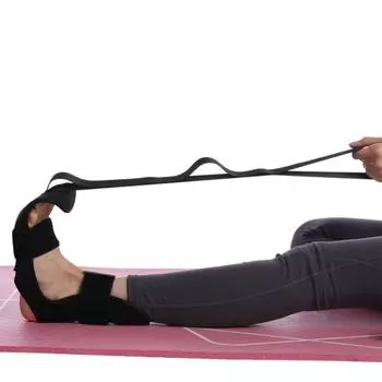 Elastic Yoga Stretch Band Breathable Yoga Strap Belt Stretch Assist Belt Leg Yoga Belt Ballet синий