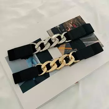 Elasticity Chain Elastic waistband Thin Belt Girdling Decorative dress Simple 4*65cm