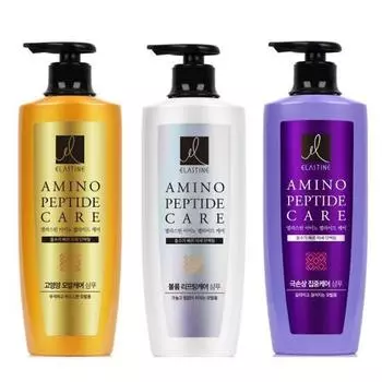 ELASTINE amino peptide high nutrition / volume / extreme damage shampoo 600ml 3 types, choose 1 Highly nutritious shampoo 600ml