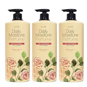 Elastine Daily Perfume Moisture Shampoo Цветочно-древесный аромат, 1,1 л, 3 шт.