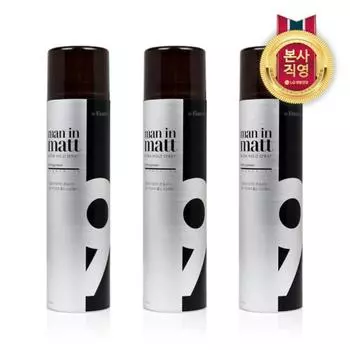 Elastine Men in Matt Extra Hold Spray 200 мл x 3, 200 мл, 3