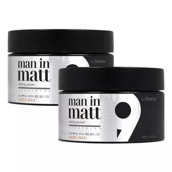 Elastine Men in Matt Hard Hair Wax, 80g, 2 pieces