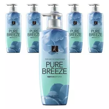 Elastine Parfum de Conditioner Pure Breeze с ароматом розы и пиона, 600 мл, 6 штук
